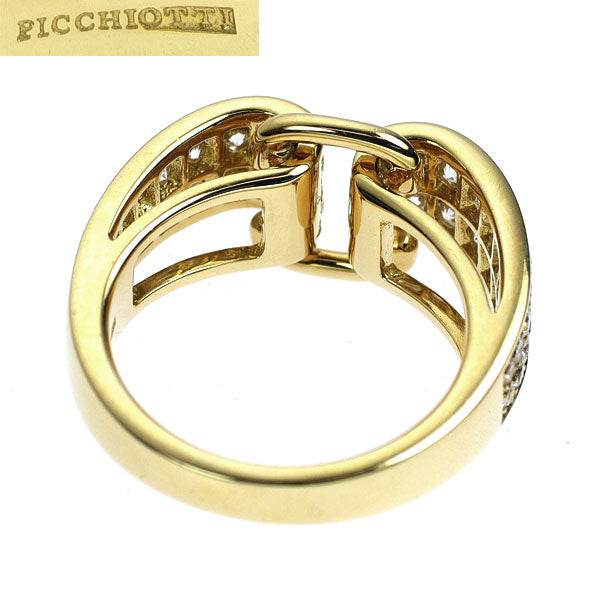ピキョッティ K18YG ダイヤモンド リング 1.47ct パヴェ 《セルビー銀座店》【中古】