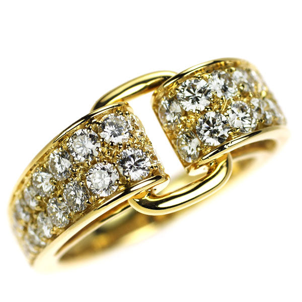 ピキョッティ K18YG ダイヤモンド リング 1.47ct パヴェ 《セルビー銀座店》【中古】