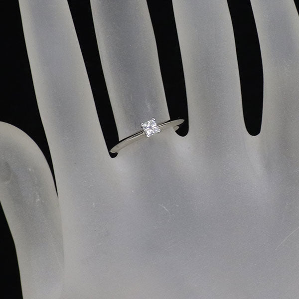 ティファニー Pt950 ダイヤモンド リング 0.21ct