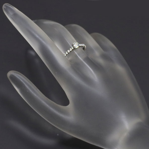 カルティエ Pt950 ダイヤモンド リング 0.32ct G VVS2 3EX エタンセル ドゥ カルティエ 48号