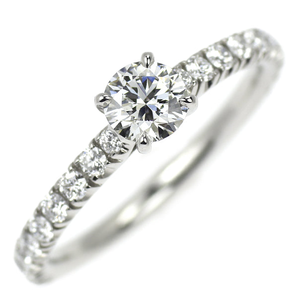 カルティエ Pt950 ダイヤモンド リング 0.32ct G VVS2 3EX エタンセル ドゥ カルティエ 48号