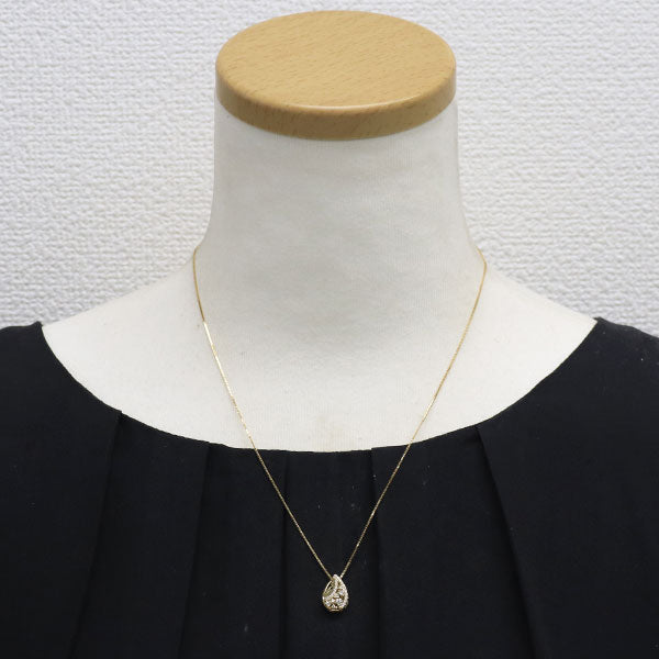 K18YG ダイヤモンド ペンダントネックレス 0.22ct