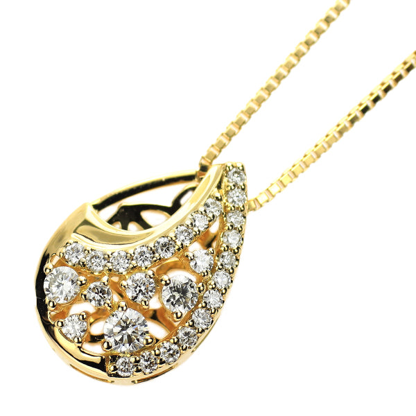 K18YG ダイヤモンド ペンダントネックレス 0.22ct