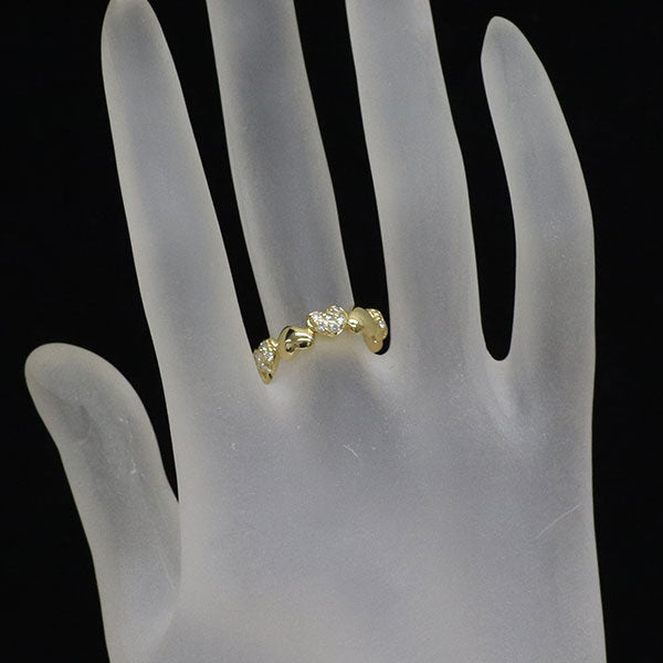 ポンテヴェキオ K18YG ダイヤモンド リング 0.45ct ハート