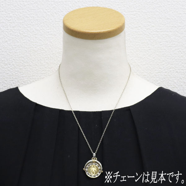 ブルガリ K18YG/SS ペンダントトップ ホロスコープ 蠍座
