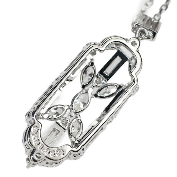 ミキモト K18WG ダイヤモンド ペンダントネックレス 1.62ct 《セルビー銀座店》【中古】