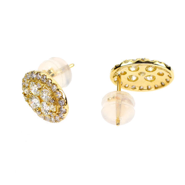 K18YG ダイヤモンド ピアス 1.00ct