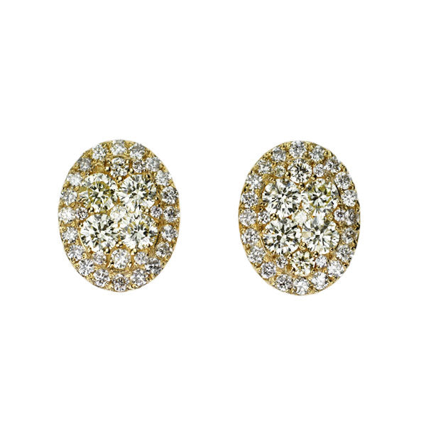 K18YG ダイヤモンド ピアス 1.00ct