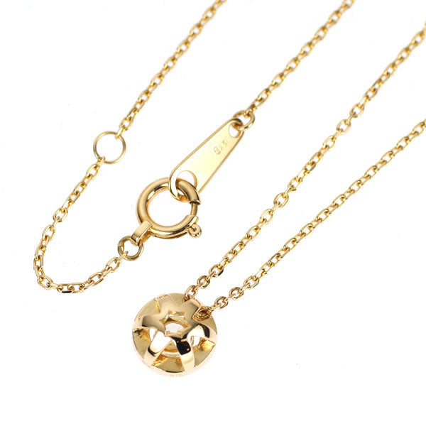 フォーエバーマーク K18YG ダイヤモンド ペンダントネックレス 0.18ct D0.07ct センターオブマイユニバース