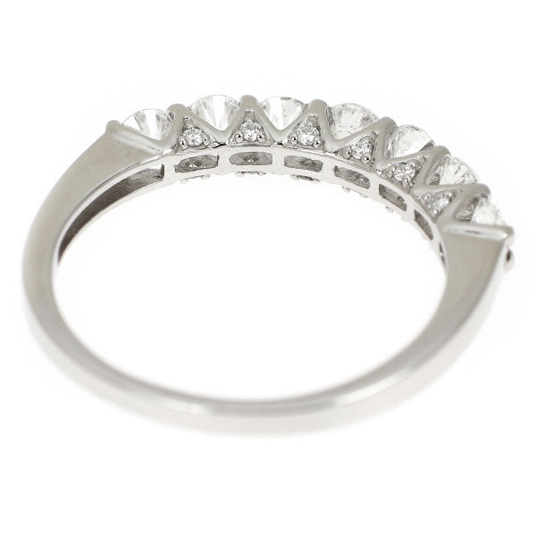 Pt950 ダイヤモンド リング 0.85ct 一文字