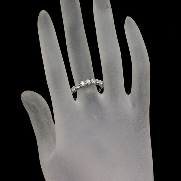 Pt950 ダイヤモンド リング 0.85ct 一文字