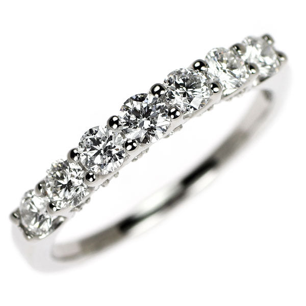 Pt950 ダイヤモンド リング 0.85ct 一文字