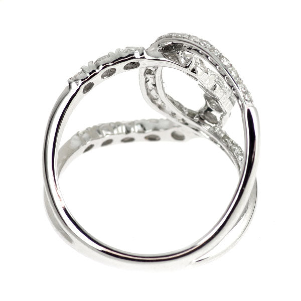 K18WG ダイヤモンド リング 1.00ct