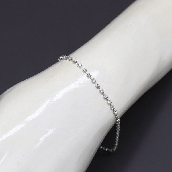 Pt850 ダイヤモンド ブレスレット 1.00ct テニス