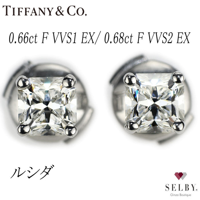 Tiffany ソリティア ダイヤモンドピアス Tiffany & Co. - 【美品