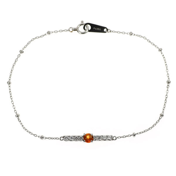 希少 Pt900/ Pt850 トリプライト ダイヤモンド ブレスレット 0.269ct D0.20ct