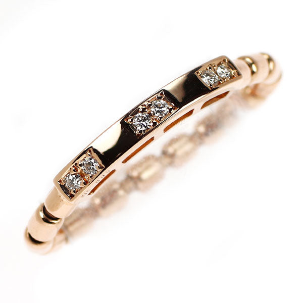 K18PG ダイヤモンド リング 0.09ct 伸縮式