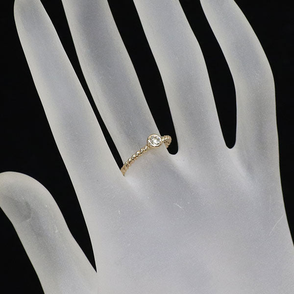 K18PG ダイヤモンド リング 0.15ct