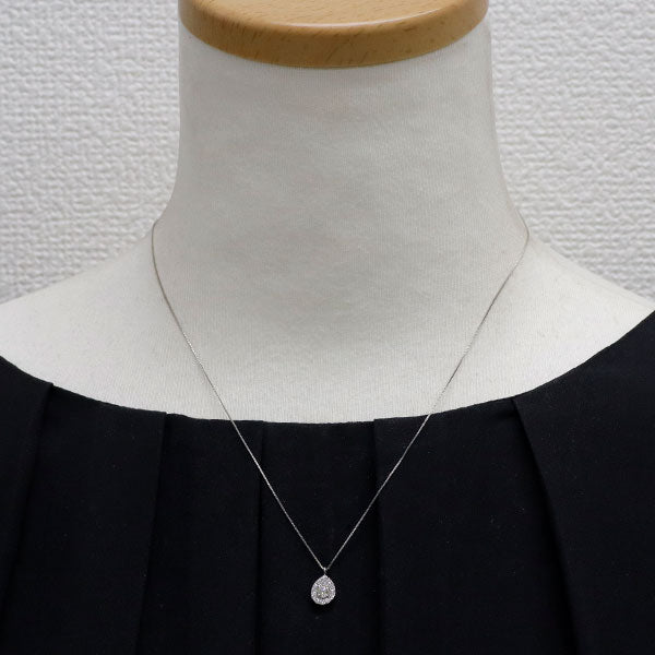 Pt ダイヤモンド ペンダントネックレス 0.161ct D0.15ct