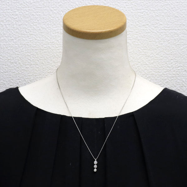 Pt900/ Pt850 H＆C ダイヤモンド ペンダントネックレス 0.50ct