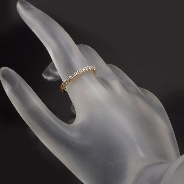 エクセルコ K18PG ダイヤモンド リング 0.512ct フルエタニティ