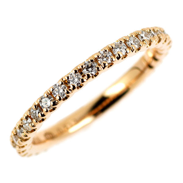 エクセルコ K18PG ダイヤモンド リング 0.512ct フルエタニティ
