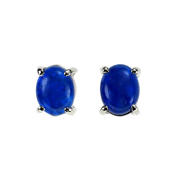 新品 希少 Pt900 オーバルカボション アウイナイト ピアス 0.73ct【エスコレ】
