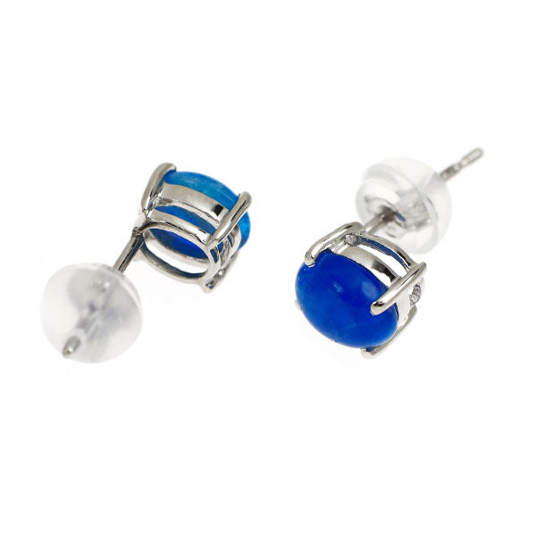 新品 希少 Pt900 カボションカット アウイナイト ピアス 0.95ct【エスコレ】
