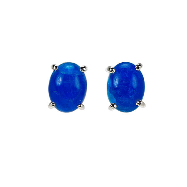 新品 希少 Pt900 カボションカット アウイナイト ピアス 0.95ct【エスコレ】