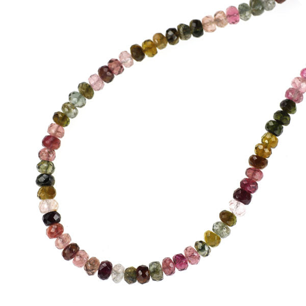 K18YG マルチカラートルマリン ネックレス 100.00ct