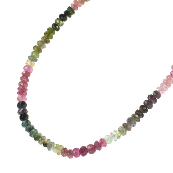 K18YG マルチカラートルマリン ネックレス 60.00ct