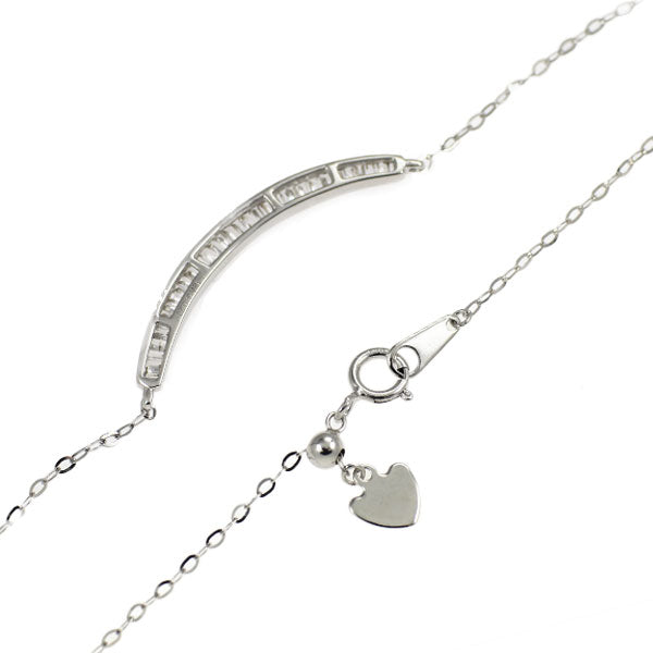 K18WG ダイヤモンド ペンダントネックレス 0.20ct