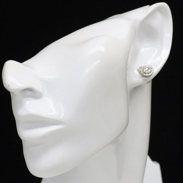 Pt950/ Pt900 サーキュラーブリリアントカットダイヤモンド ピアス 1.17ct H SI2-I1 D0.34ct