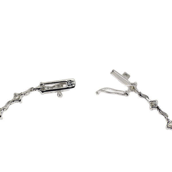 K18WG ダイヤモンド ブレスレット 1.00ct