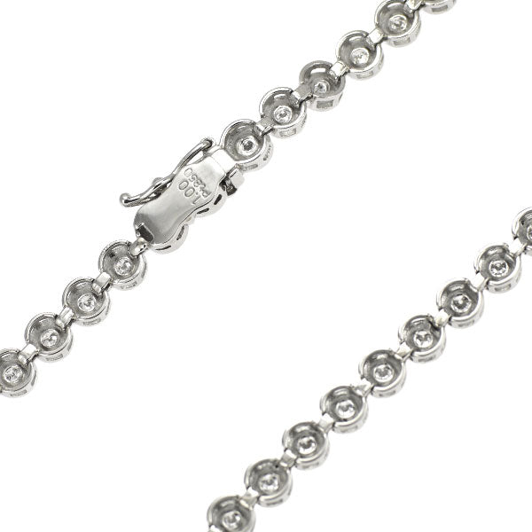 Pt850 ダイヤモンド ブレスレット 1.00ct テニス