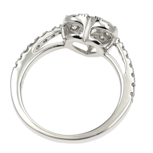 K18WG ダイヤモンド リング 0.75ct ハート