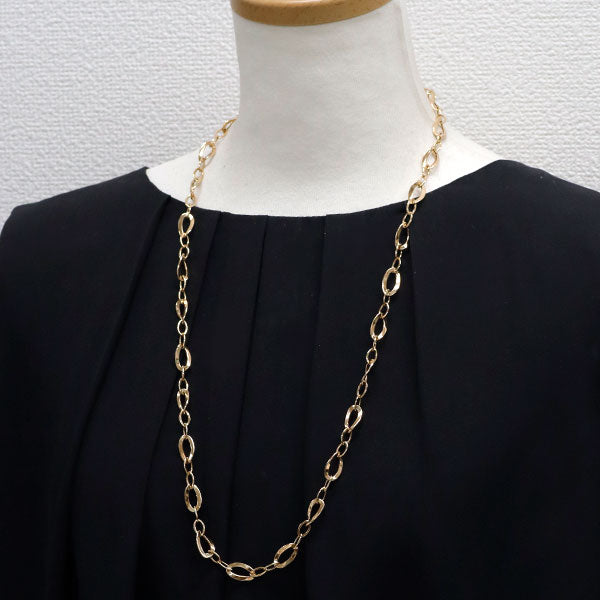 GINZA TANAKA K18YG デザインネックレス
