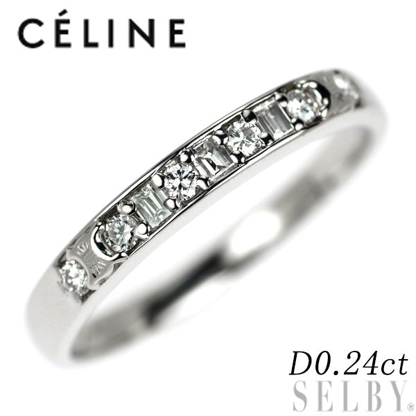 セリーヌ Pt900 ダイヤモンド リング 0.24ct