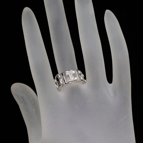 K18WG ダイヤモンド リング 0.50ct