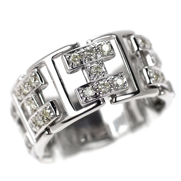 K18WG ダイヤモンド リング 0.50ct