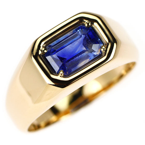 K18YG 通常加熱 サファイア リング 1.61ct