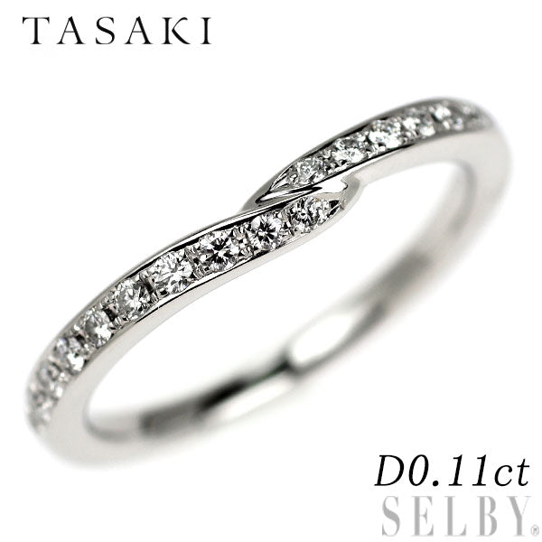 田崎真珠 Pt950 ダイヤモンド リング 0.11ct