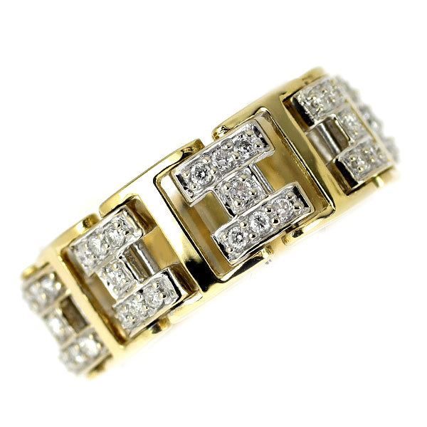 K18YG/WG ダイヤモンド リング 0.25ct