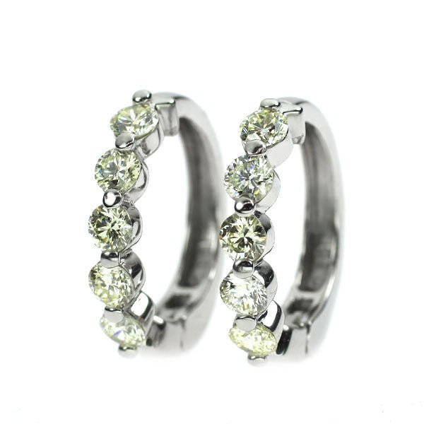 Pt900 ダイヤモンド イヤリング 1.00ct ピアリング