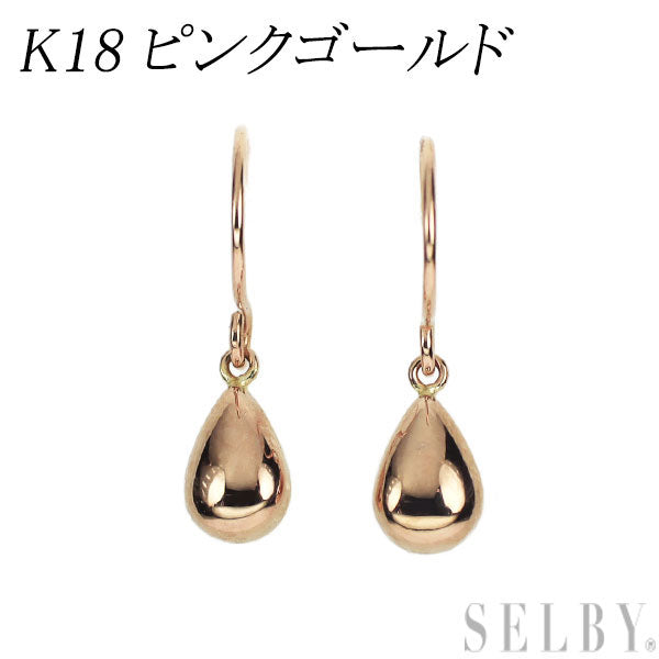 K18PG デザイン ピアス