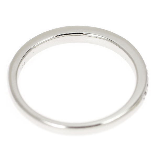 新品 Pt950 天然ピンクダイヤモンド リング 0.08ct ハーフエタニティ【エスコレ】