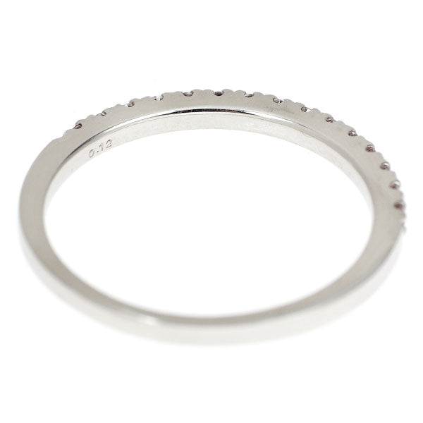 新品 Pt950 天然ピンクダイヤモンド リング 0.12ct ハーフエタニティ【エスコレ】