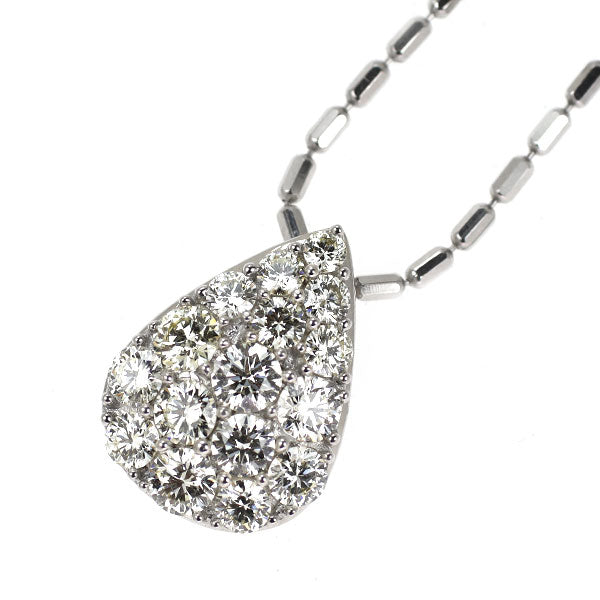 K18WG ダイヤモンド ペンダントネックレス 1.00ct