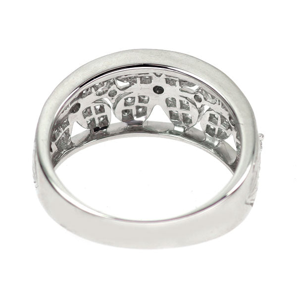 Pt900 ダイヤモンド リング 0.58ct フラワー