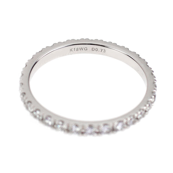 K18WG ダイヤモンド リング 0.73ct フルエタニティ